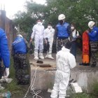 El hallazgo ocurrió en un terreno abandonado.