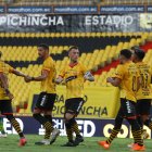 Damián Díaz marcó el primer tanto del partido.