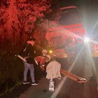 Una persona resultó herida en el accidente de tránsito.