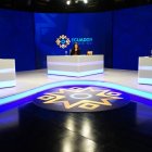 Andrés Arauz (Unes) y Guillermo Lasso (Creo-Psc) participan ahora en un debate presidencial obligatorio.