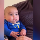 La reacción del bebé se ha viralizado en las redes