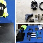 En los allanamientos se encontraron hasta supuestas prendas policiales.