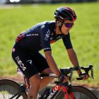 Richard Carapaz trabajó en favor de su equipo, el Ineos Grenadiers, que lidera la Volta a Catalunya.