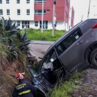 Dos personas resultaron lesionada después del percance.