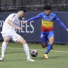 Kike Saverio fue titular en el empate que el Andorra obtuvo ante el Lleida.