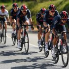 El aporte de la Locomotora del Carchi (d) fue vital para que Yates gane la Volta a Catalunya.