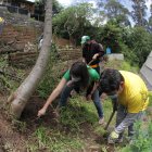 A raíz de la pandemia, los socios y voluntarios  acuden al huerto dos veces por semana.