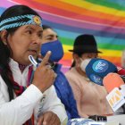 Marlon Santi hizo el anuncio en la capital.