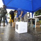 Imagen de archivo de un simulacro de las votaciones de segunda vuelta.
