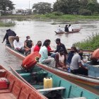 Pobladores de las zonas inundadas se dieron modos para cumplir con el sufragio