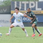 El volante ecuatoriano, Fernando Gaibor (i), milita actualmente en Guayaquil City.