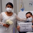 Lilian Anchundia y Fabricio Pérez se casaron el lunes 12 de abril.