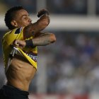 Año 2017, Álvez había hecho el gol con que Barcelona derrotaba en Brasil al Santos.