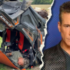 Fernando publicó las gráficas del accidente y agradeció la preocupación de sus seguidores.