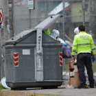 Agentes de Criminalística llegaron al sitio para recoger los indicios necesarios.