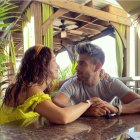 Alejandra Jaramillo junto a su difunto novio Efraín Ruales.