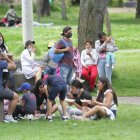 Los parques también han sido espacios de aglomeraciones.