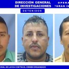 Los sospechosos son Martín David Franco Pico, Cristóbal Rafael Rodríguez Cedeño y José Honorato Figueroa Lucas.
