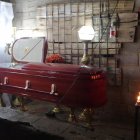 En el recinto La Industria fue velada la joven madre.