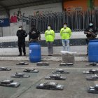 La tonelada de marihuana estaba en una bodega.