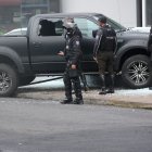 Así quedó el vehículo que era conducido por la víctima. La Policía investiga.