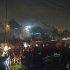 Seis familias se quedaron sin sus casas y sin sus enseres en el sector La Laguna.