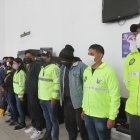 Algunos de los detenidos tienen antecedentes penales por robo.