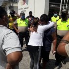 Los familiares lloraron al ver a Anthony Bryan Mero Mero sano y salvo.