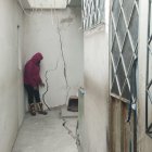 Así luce una de las casas afectadas.