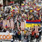 Las manifestaciones en Colombia iniciaron tras la ahora derogada reforma tributaria.