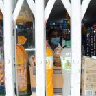 Los moradores  colocaron rejas en sus negocios como medida de prevención.