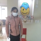 La joven fie elegida como madre símbolo de la fundación.