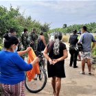 El cadáver de Jhon Cabrera Astudillo yacía en uno de los pasos clandestinos de la frontera sur.