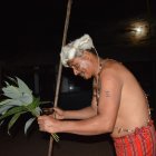 Un ritual lo dirigen  conocedores de la medicina ancestral.