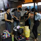 La familia culmina su segunda jornada en Calixto Romero y Chimborazo, cuando cierran los locales de la zona.