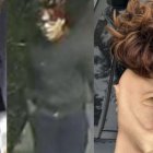 el hombre disfrazado de 'blanco'. Al lado su máscara y peluca.