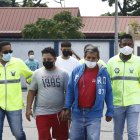 Los cuatro sospechosos fueron llevados a la Unidad Judicial de Flagrancia.