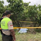Los cuerpos fueron hallados a un costado de la vía, entre la vegetación.