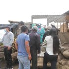 La mañana de ayer se efectuó el velorio en el domicilio donde se produjo el asesinato.