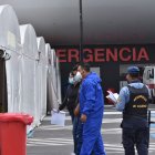 En el Hospital IESS Quito Sur todavía permanecen las áreas de cuidados intensivos repletas y con lista de espera.