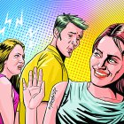 La engañó con su propia hermana.