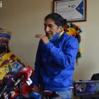 El excandidato presidencial brindó hoy una rueda de prensa en Cuenca.