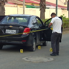 La mujer se movilizaba en este auto cuando fue secuestrada.