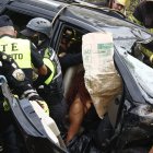 En el centro forense se establecería la identidad de la fallecida.