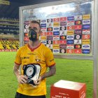 Damián Díaz se llevó el premio al mejor jugador del partido.