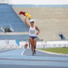 Glenda Morejón participa en el Campeonato Sudamericano de Atletismo.