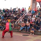 Personajes infantiles captaron la atención de la familia, en el Día del Niño.