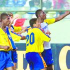 Agustín Delgado marcó a los 90 minutos, el tanto del triunfo de Ecuador ante Perú, en las eliminatorias a Corea y Japón 2002.