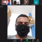 Esta fue la clase por Zoom donde dos hombre se insultaban.