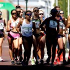 Glenda Morejón (c) se ubicó en el cuarto lugar en La Coruña y ratificó su clasificación a los Juegos Olímpicos.